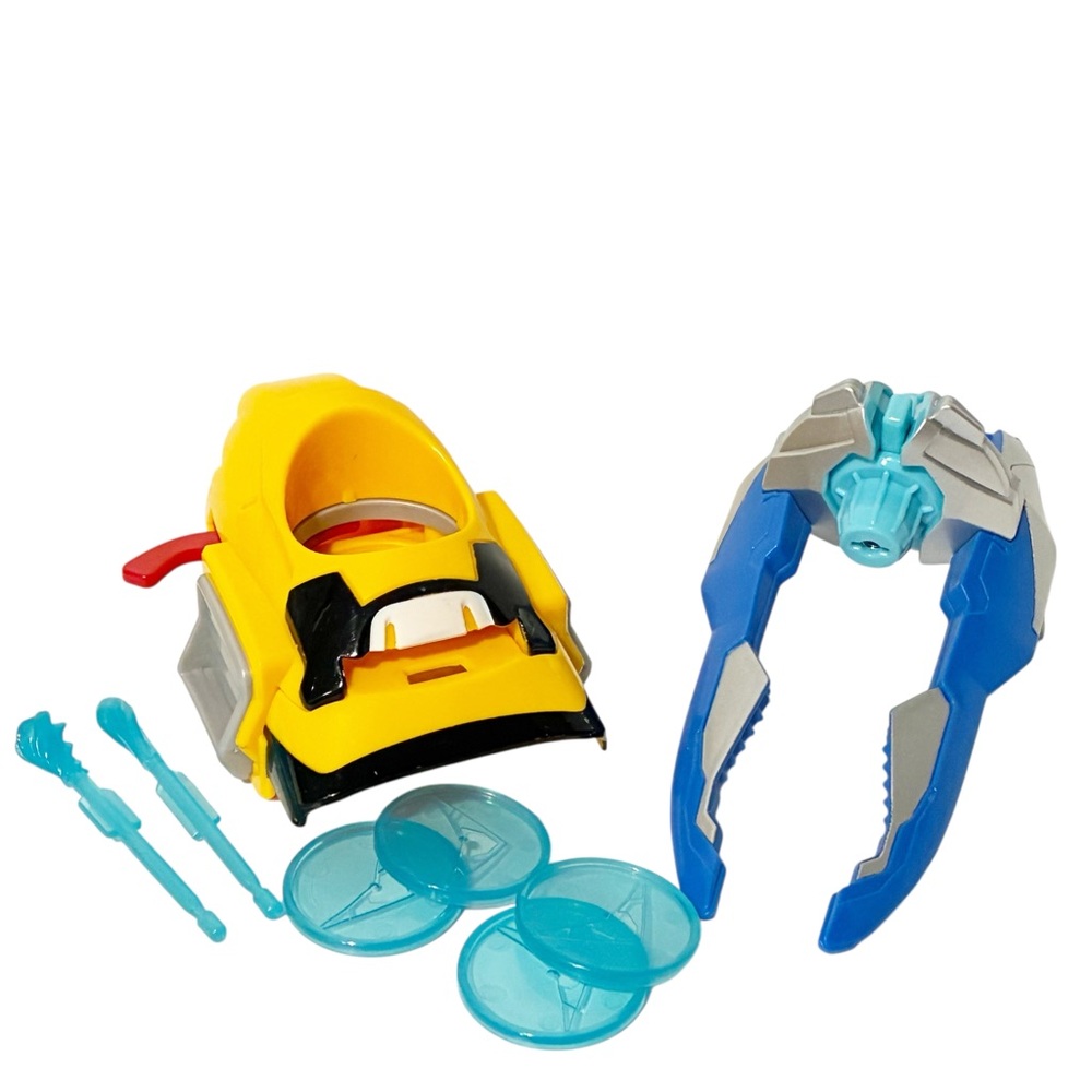 Voltron Legendary Yellow Lion Parts Pieces Discs Yellow Blue